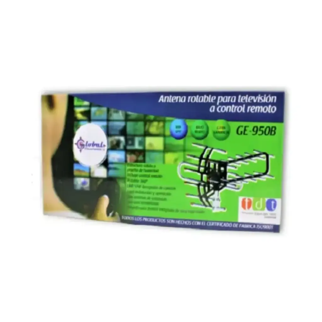 ANTENA ROTABLE PARA TELEVISION A CONTROL REMOTO
