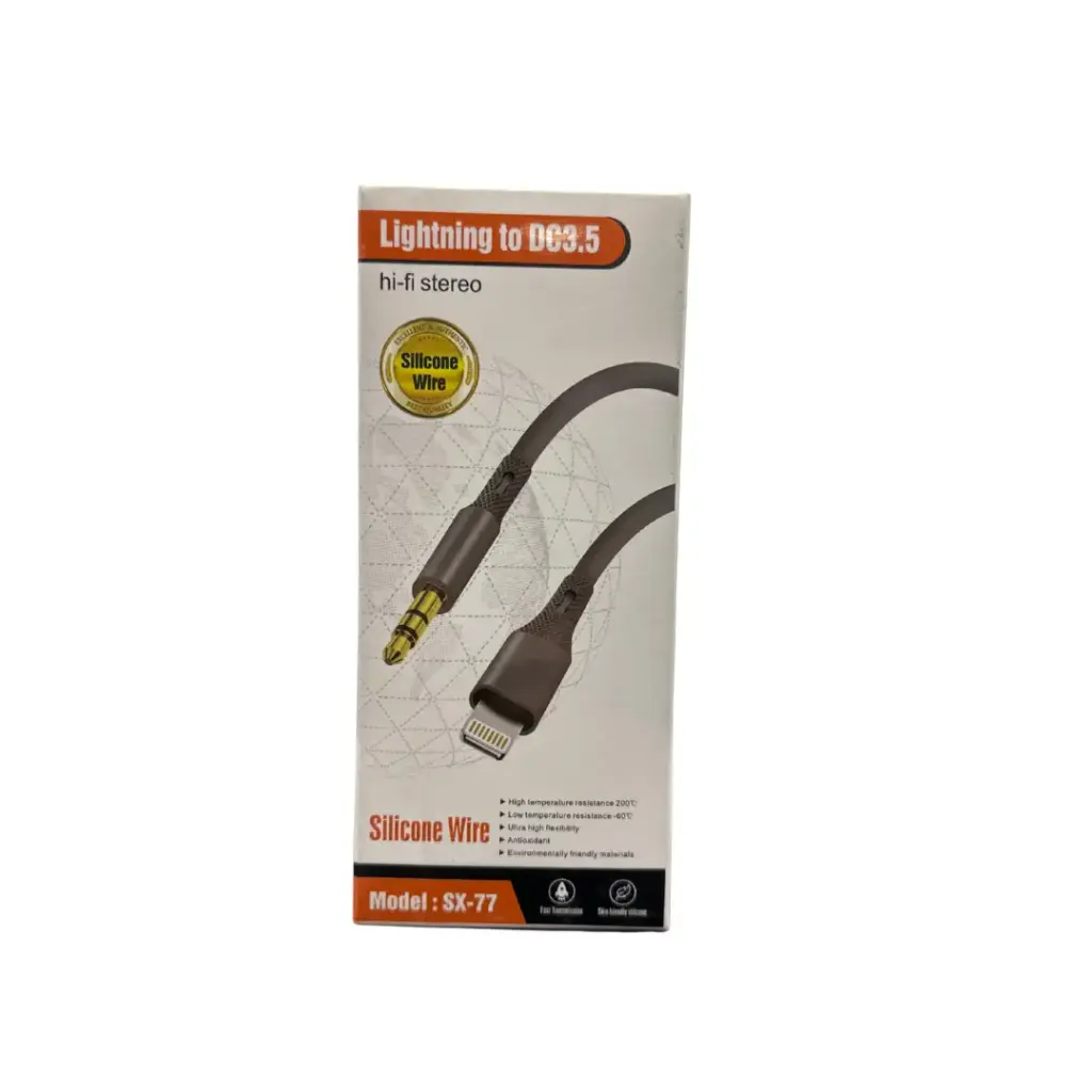 CABLE AUXILIAR DE AUDIO TIPO IPHONE