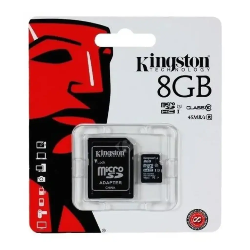 MICRO SD 8GB KINGSTON NR