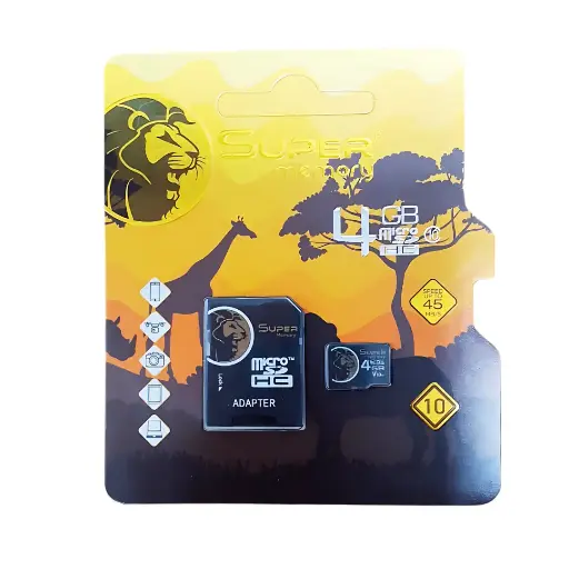 [MICROSD4GBSUPER] MICRO SD 4GB SUPERMEMORY